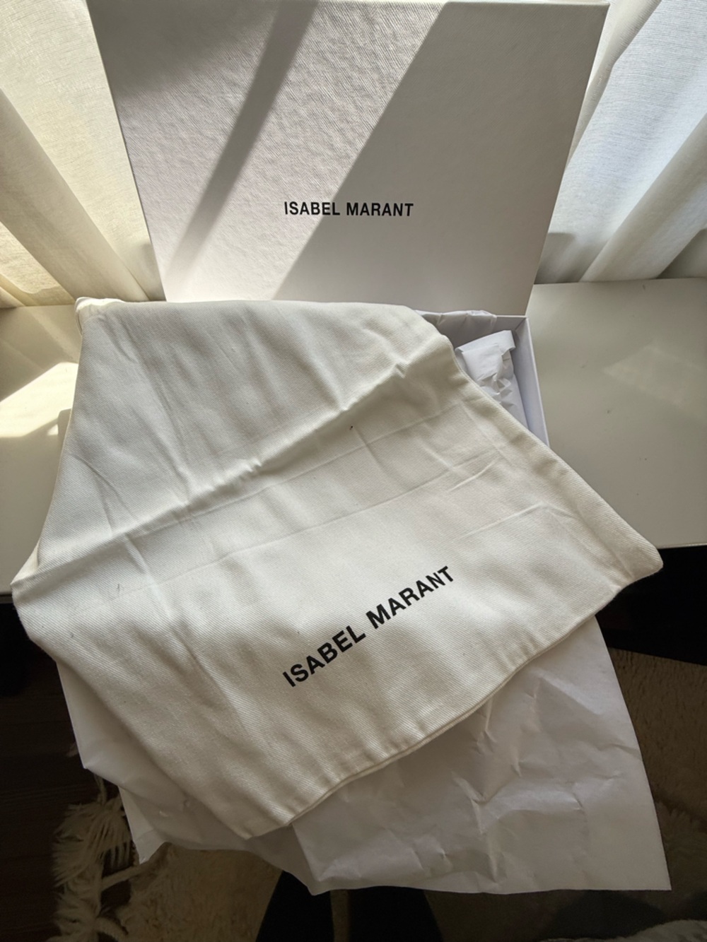 ISABEL MARANT BETH LEATHER SNEAKERS WITH ORIGINAL BOX - Picture 8 of 10